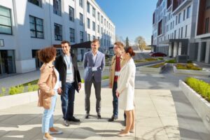 Professionally managed multifamily housing community in Glastonbury, CT with modern architecture and well-kept surroundings.